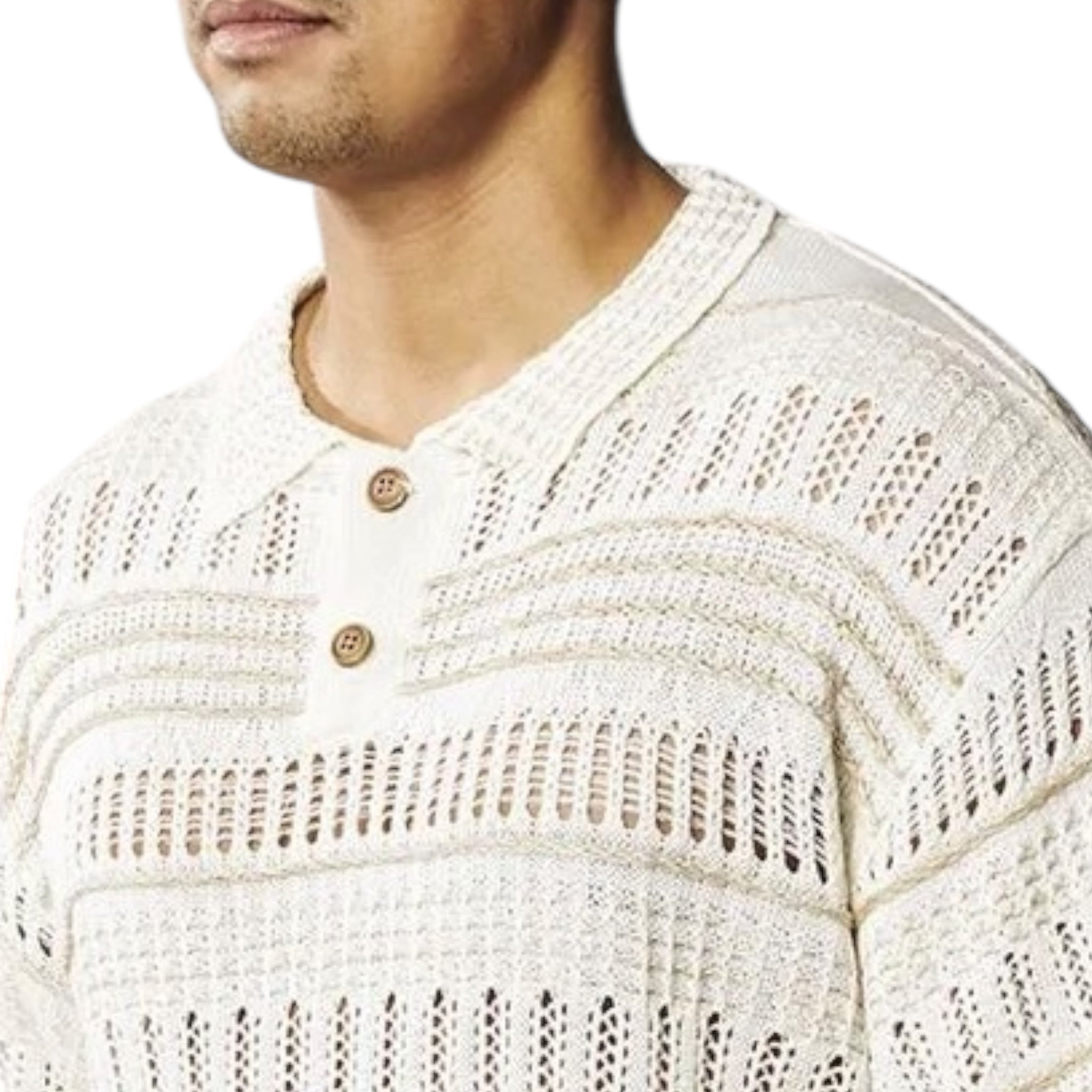 STACY ADAMS: Crochet Polo Shirt 91030
